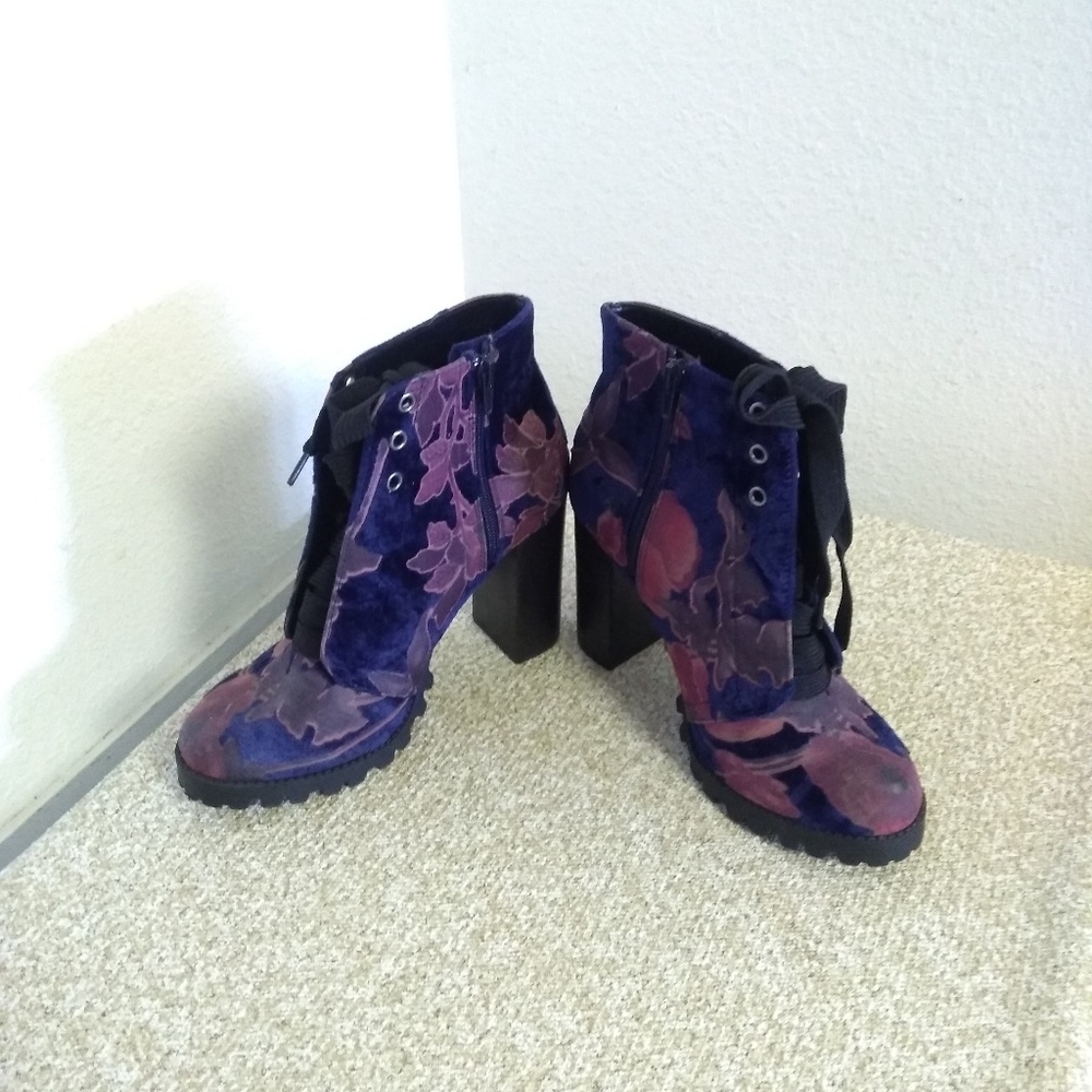 "Call It Spring" Velvet Boots - Picture 4 of 6